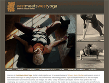 Tablet Screenshot of eastmeetswestyoga.com